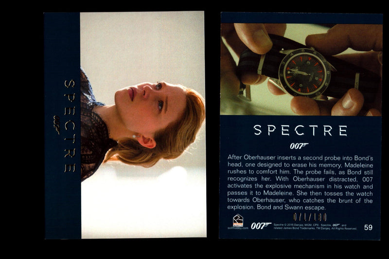 James Bond Archives 2016 Spectre Gold Parallel Card You Pick Singles #1-#76 #59  - TvMovieCards.com