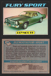 1976 Autos of 1977 Vintage Trading Cards You Pick Singles #1-99 Topps 59   Plymouth Fury Sport  - TvMovieCards.com