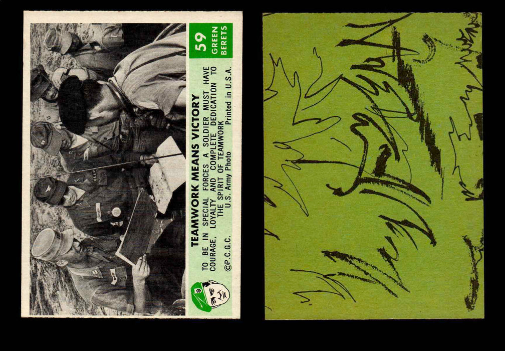 1966 Green Berets PCGC Vintage Gum Trading Card You Pick Singles #1-66 #59  - TvMovieCards.com