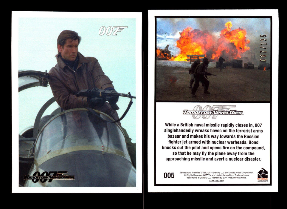 James Bond Archives 2014 Tomorrow Never Dies Gold Parallel Card You Pick Singles #5  - TvMovieCards.com