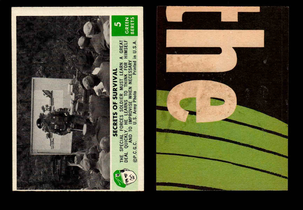 1966 Green Berets PCGC Vintage Gum Trading Card You Pick Singles #1-66 #5  - TvMovieCards.com