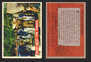 Davy Crockett Series 1 1956 Walt Disney Topps Vintage Trading Cards You Pick Sin 5   Bear Meat for Dinner  - TvMovieCards.com
