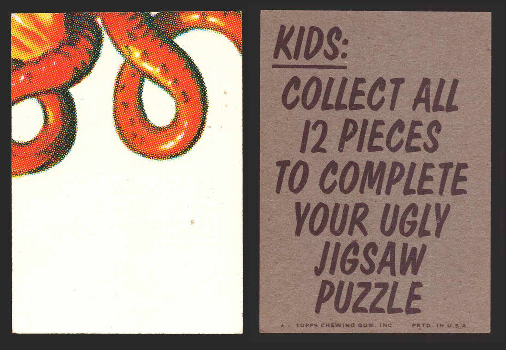1973-74 Ugly Stickers Tan Back Puzzle Trading Card You Pick Singles #1-12 Topps #5  - TvMovieCards.com