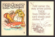 1969 Odd Rods Vintage Sticker Trading Cards #1-#44 You Pick Singles Donruss #	5	Bad Start  - TvMovieCards.com