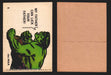 1967 Philadelphia Gum Marvel Super Hero Stickers Vintage You Pick Singles #1-55 5   The Hulk - My father can lick your father!  - TvMovieCards.com