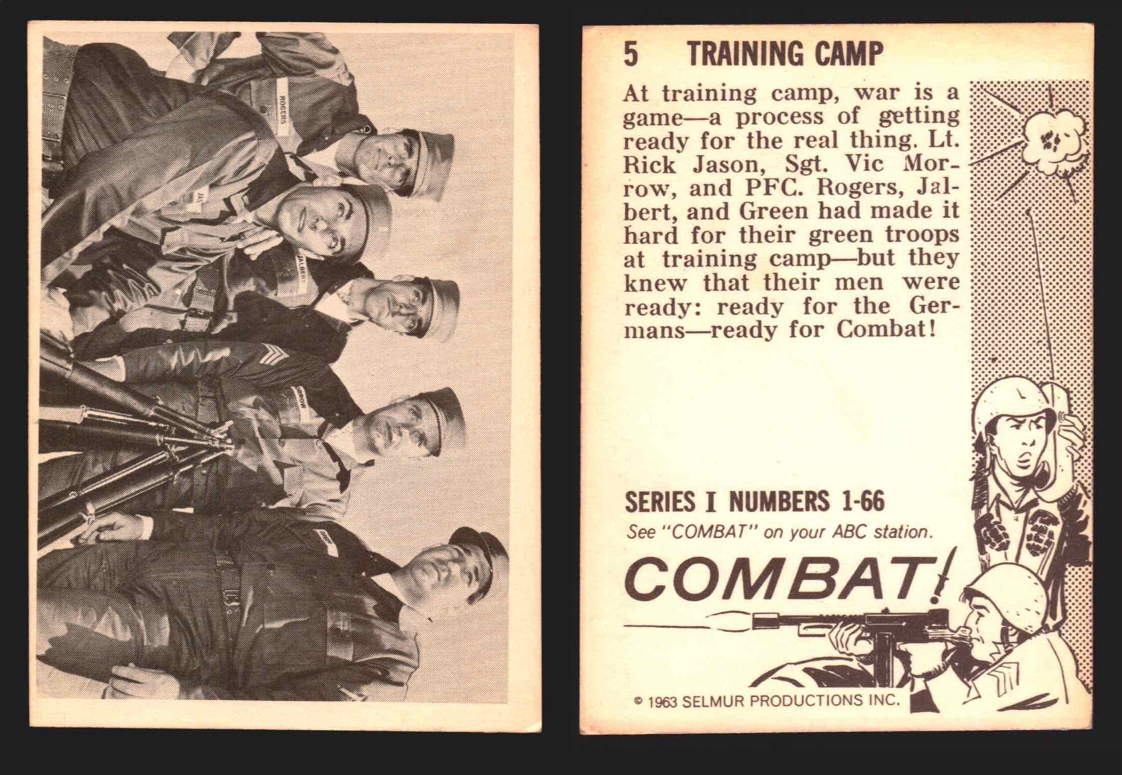 1963 Combat Series I Donruss Selmur Vintage Card You Pick Singles