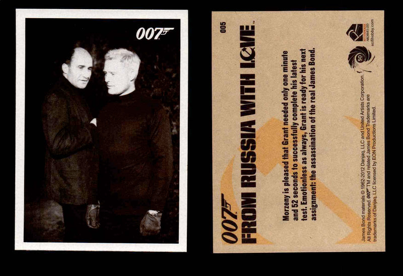James Bond 50th Anniversary Series Two From Russia with Love Single Cards #1-65 #5  - TvMovieCards.com