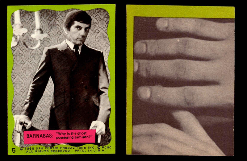Dark Shadows Series 2 (Green) Philadelphia Gum Vintage Trading Cards You Pick #5  - TvMovieCards.com