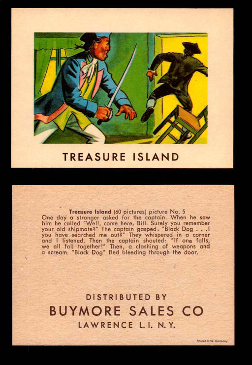 Treasure Island Buymore Sales 1960 Vintage Trading Cards You Pick Singles   - TvMovieCards.com
