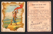 1910 T73 Hassan Cigarettes Indian Life In The 60's Tobacco Trading Cards Singles #5 Buffalo in Sight  - TvMovieCards.com