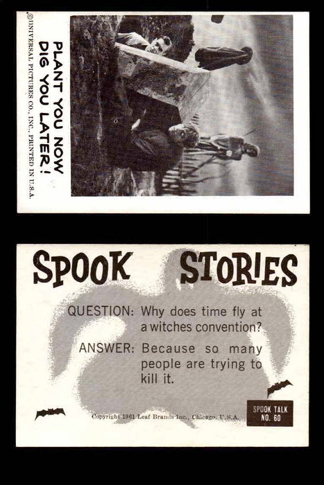 1961 Spook Stories Series 1 Leaf Vintage Trading Cards You Pick Singles #1-#72 #60  - TvMovieCards.com