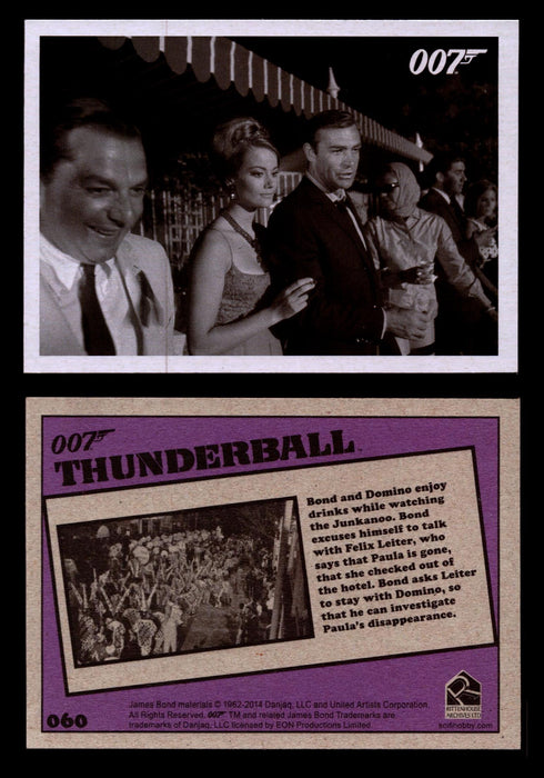 James Bond Archives 2014 Thunderball Throwback You Pick Single Card #1-99 #60  - TvMovieCards.com