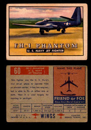 1952 Wings Topps TCG Vintage Trading Cards You Pick Singles #1-100 #60  - TvMovieCards.com