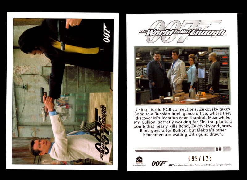 James Bond Classics 2016 World is Not Enough Gold Foil Parallel Card You Pick Nu - TvMovieCards.com