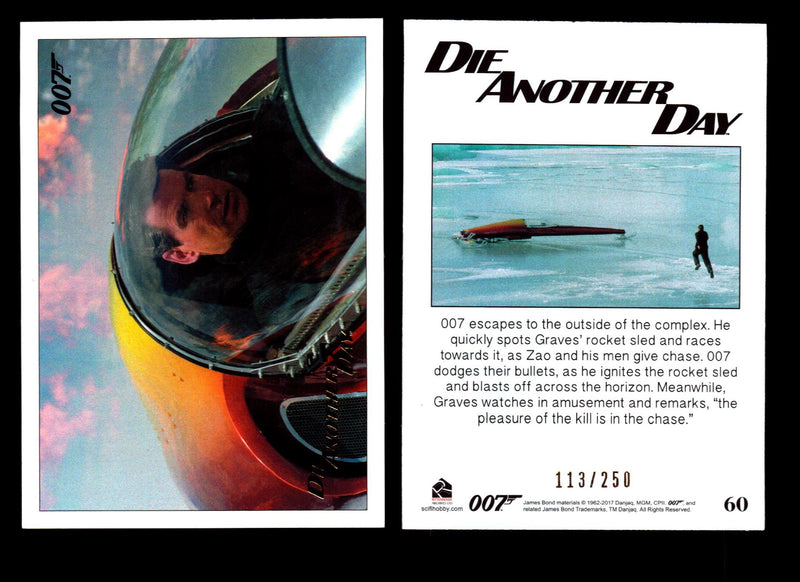 James Bond Archives 2017 Final Edition Die Another Day Gold Parallel Card Single #60  - TvMovieCards.com