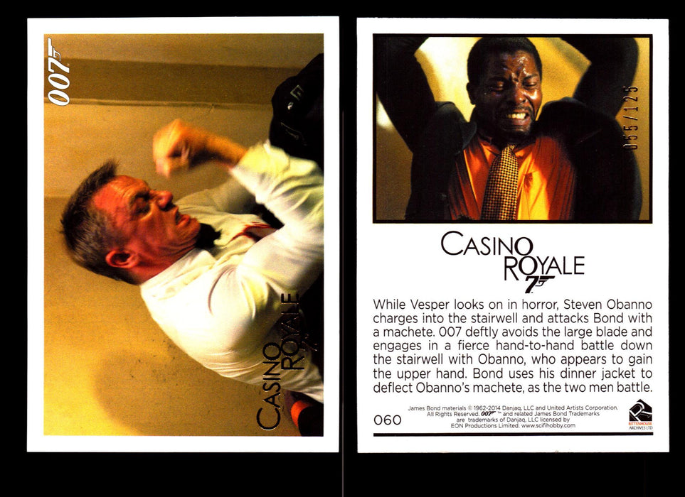 James Bond Archives 2014 Casino Royal Gold Parallel Card You Pick Number #60  - TvMovieCards.com