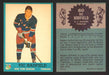 1962-63 Topps Hockey NHL Trading Card You Pick Single Cards #1 - 66 EX/NM #	60 Vic Hadfield RC  - TvMovieCards.com