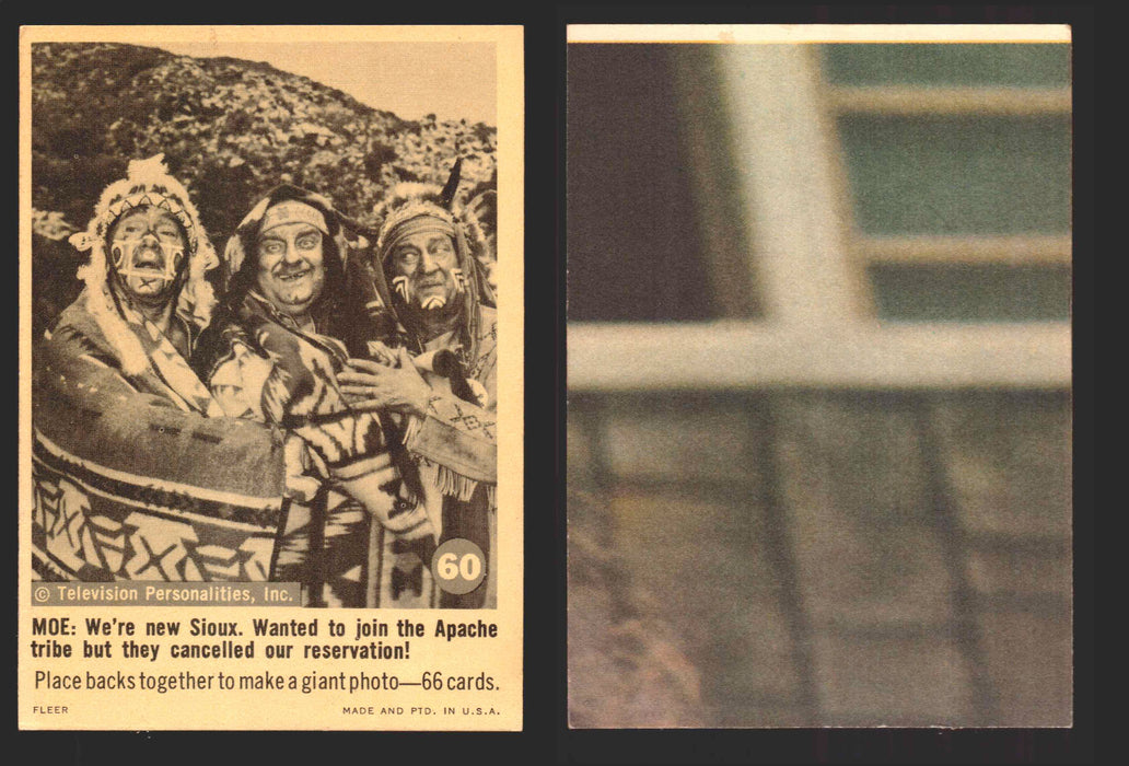 1966 Three 3 Stooges Fleer Vintage Trading Cards You Pick Singles #1-66 #60  - TvMovieCards.com