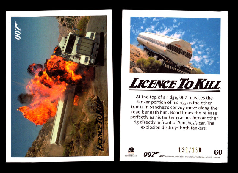 James Bond Classics 2016 Licence To Kill Gold Foil Parallel Card You Pick Single #60  - TvMovieCards.com