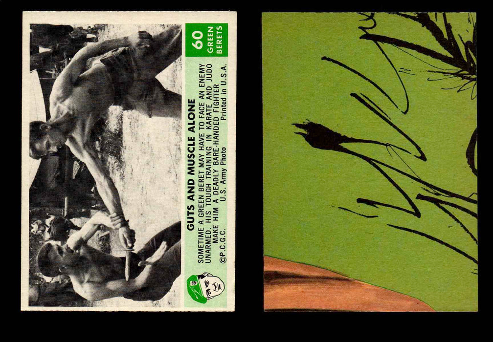1966 Green Berets PCGC Vintage Gum Trading Card You Pick Singles #1-66 #60  - TvMovieCards.com