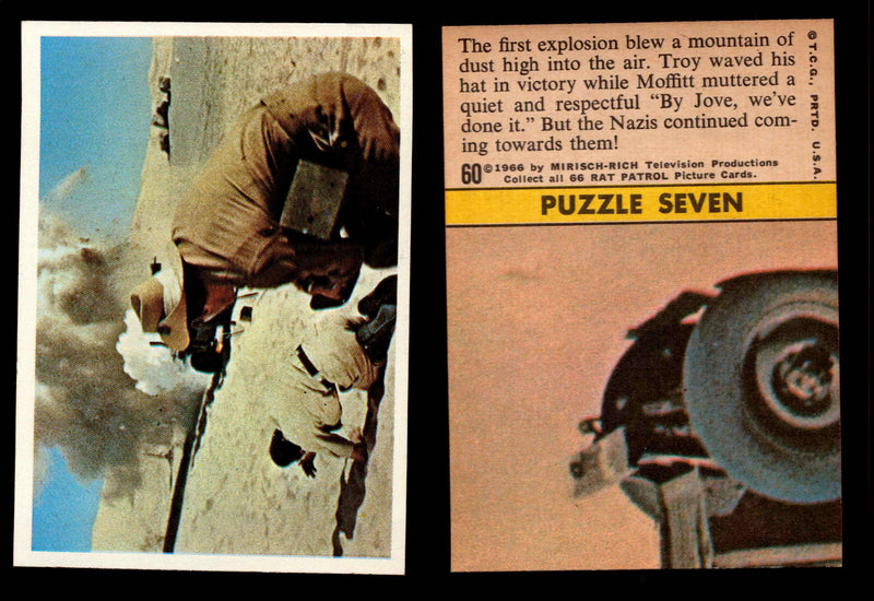 Rat Patrol 1966 Topps Vintage Card You Pick Singles #1-66 #60  - TvMovieCards.com