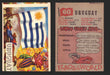 1956 Flags of the World Vintage Trading Cards You Pick Singles #1-#80 Topps 60	Uruguay  - TvMovieCards.com