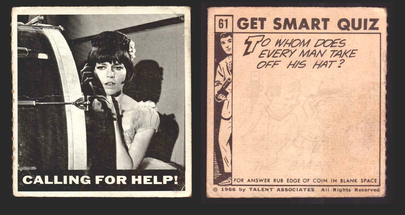 1966 Get Smart Topps Vintage Trading Cards You Pick Singles #1-66 #61  - TvMovieCards.com