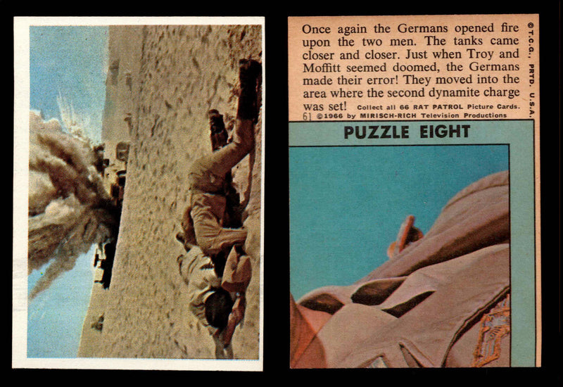 Rat Patrol 1966 Topps Vintage Card You Pick Singles #1-66 #61  - TvMovieCards.com
