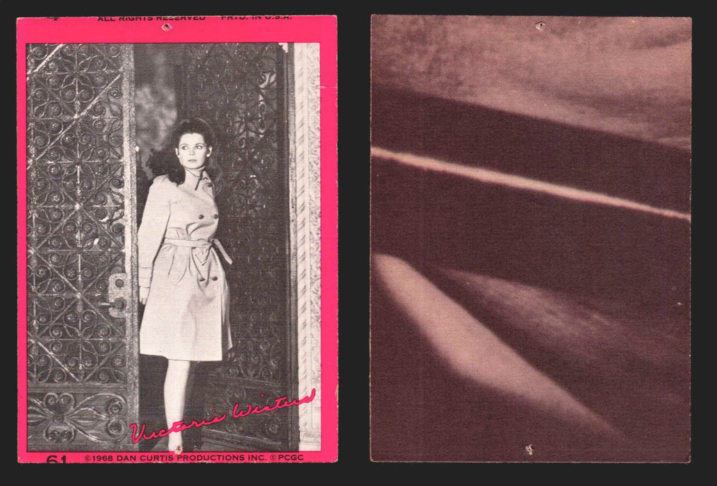 1966 Dark Shadows Series 1 (Pink) Philadelphia Gum Vintage Trading Cards Singles #61  - TvMovieCards.com