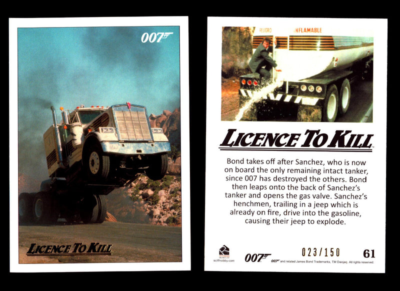 James Bond Classics 2016 Licence To Kill Gold Foil Parallel Card You Pick Single #61  - TvMovieCards.com