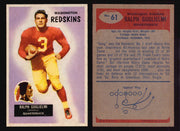 1955 Bowman Football Trading Card You Pick Singles #1-#160 VG/EX #61 Ralph Guglielmi  - TvMovieCards.com