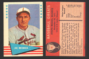 1961 Fleer Baseball Greats Trading Card You Pick Singles #1-#154 VG/EX 61 Joe Medwick  - TvMovieCards.com