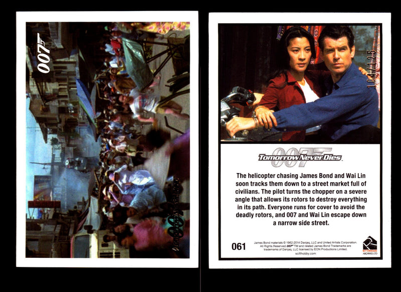 James Bond Archives 2014 Tomorrow Never Dies Gold Parallel Card You Pick Singles #61  - TvMovieCards.com