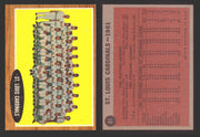 1962 Topps Baseball Trading Card You Pick Singles #1-#99 VG/EX #	61 St Louis Cardinals Team  - TvMovieCards.com