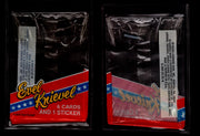 Evel Knievel Topps 1974 Vintage Trading Cards You Pick Singles #1-60 Cello Empty Wrapper  - TvMovieCards.com
