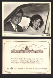 1964 The Story of John F. Kennedy JFK Topps Trading Card You Pick Singles #1-77 #61  - TvMovieCards.com