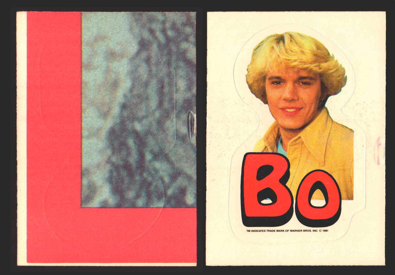 1981 Dukes of Hazzard Sticker Trading Cards You Pick Singles #1-#66 Donruss (DS1) Bo  - TvMovieCards.com