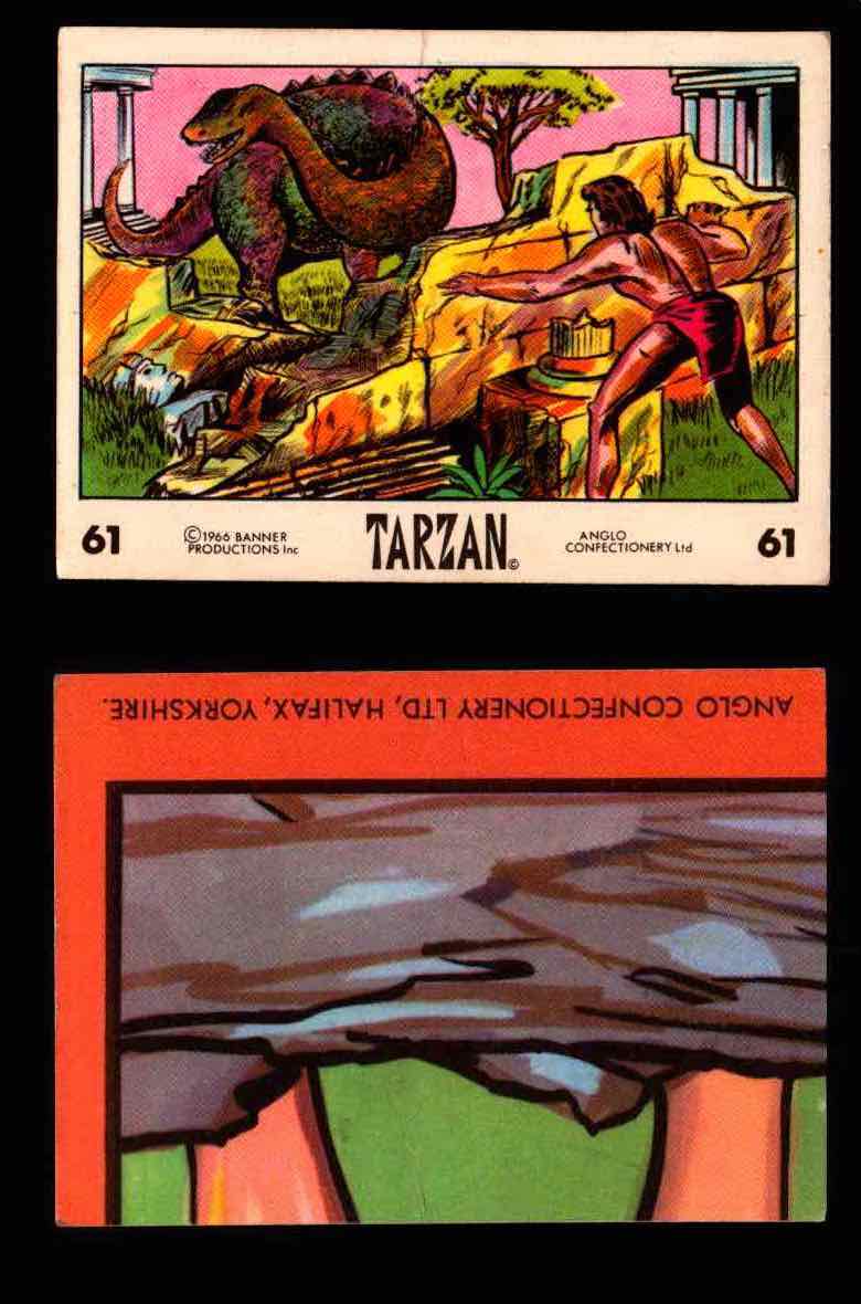 1966 Tarzan Banner Productions Vintage Trading Cards You Pick Singles #1-66 #61  - TvMovieCards.com