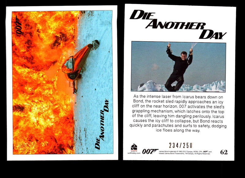 James Bond Archives 2017 Final Edition Die Another Day Gold Parallel Card Single #62  - TvMovieCards.com