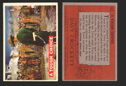 Davy Crockett Series 1 1956 Walt Disney Topps Vintage Trading Cards You Pick Sin 62   A Tough Choice  - TvMovieCards.com