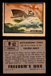 1950 Freedom's War Korea Topps Vintage Trading Cards You Pick Singles #1-100 #62  - TvMovieCards.com