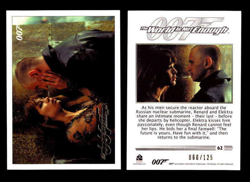 James Bond Classics 2016 World is Not Enough Gold Foil Parallel Card You Pick Nu - TvMovieCards.com