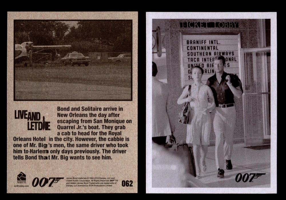 James Bond Archives 2014 Live and Let Die Throwback You Pick Single Card #60-120 #62  - TvMovieCards.com