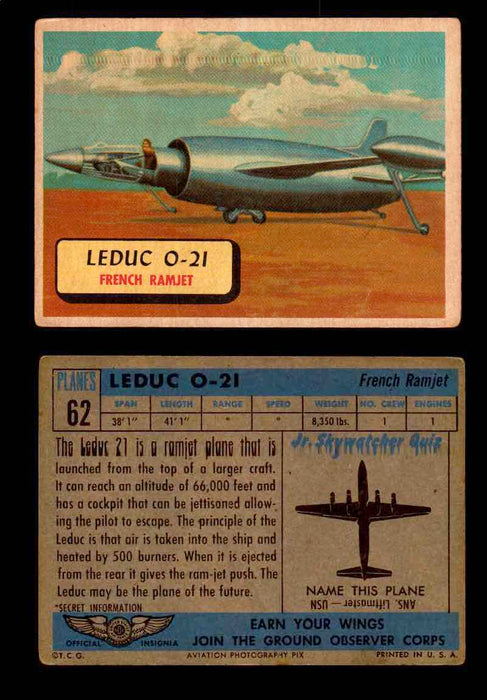 1957 Planes Series II Topps Vintage Card You Pick Singles #61-120 #62  - TvMovieCards.com