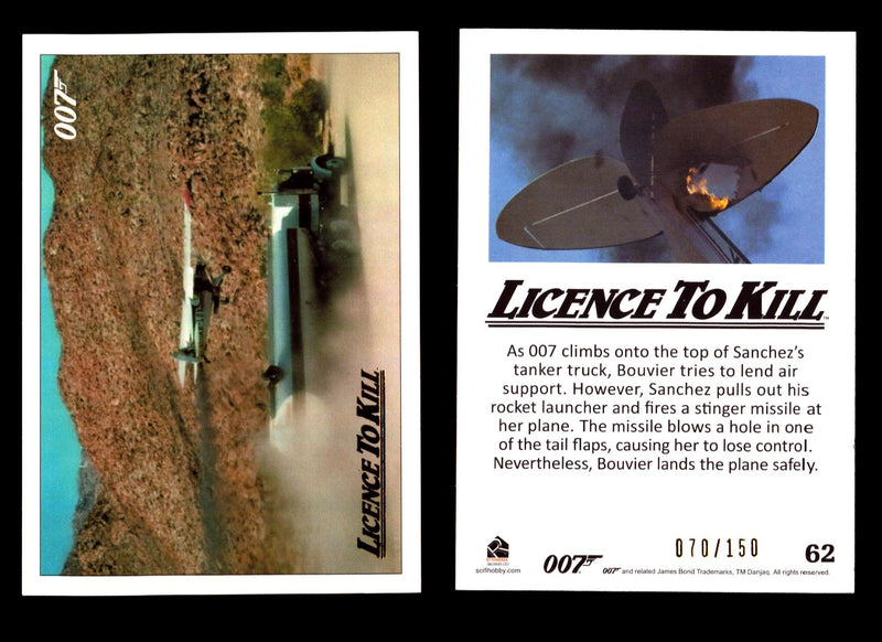 James Bond Classics 2016 Licence To Kill Gold Foil Parallel Card You Pick Single #62  - TvMovieCards.com