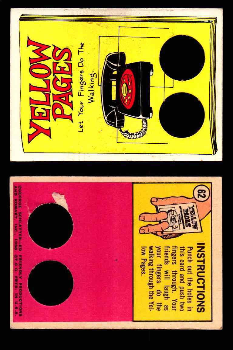 1968 Laugh-In Topps Vintage Trading Cards You Pick Singles #1-77 #62  - TvMovieCards.com