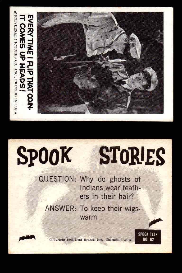 1961 Spook Stories Series 1 Leaf Vintage Trading Cards You Pick Singles #1-#72 #62  - TvMovieCards.com