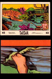 1966 Tarzan Banner Productions Vintage Trading Cards You Pick Singles #1-66 #62  - TvMovieCards.com