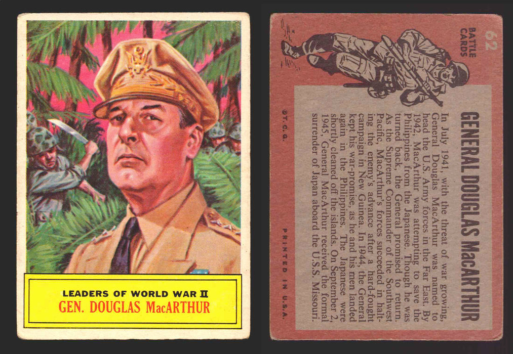 1965 Battle World War II Vintage Trading Card You Pick Singles #1-66 Topps #	62  - TvMovieCards.com