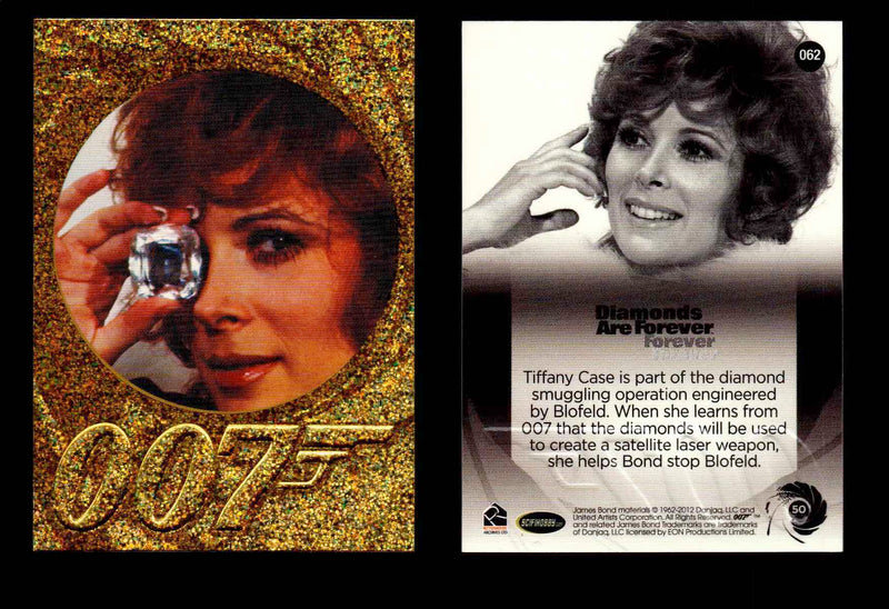 James Bond 50th Anniversary Series Two Gold Parallel Chase Card Singles #2-198 #62  - TvMovieCards.com